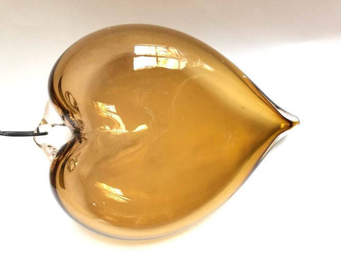 Hovedbilde Glasshjerte brun