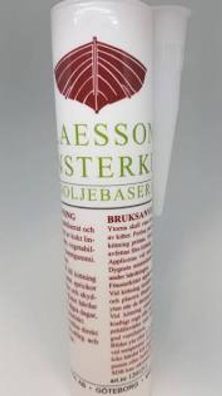 Claessons Tretjära vinduskitt i patron 300 ml.